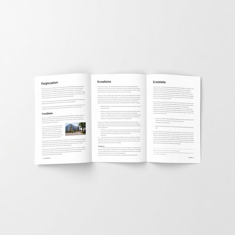 Brochures printing example