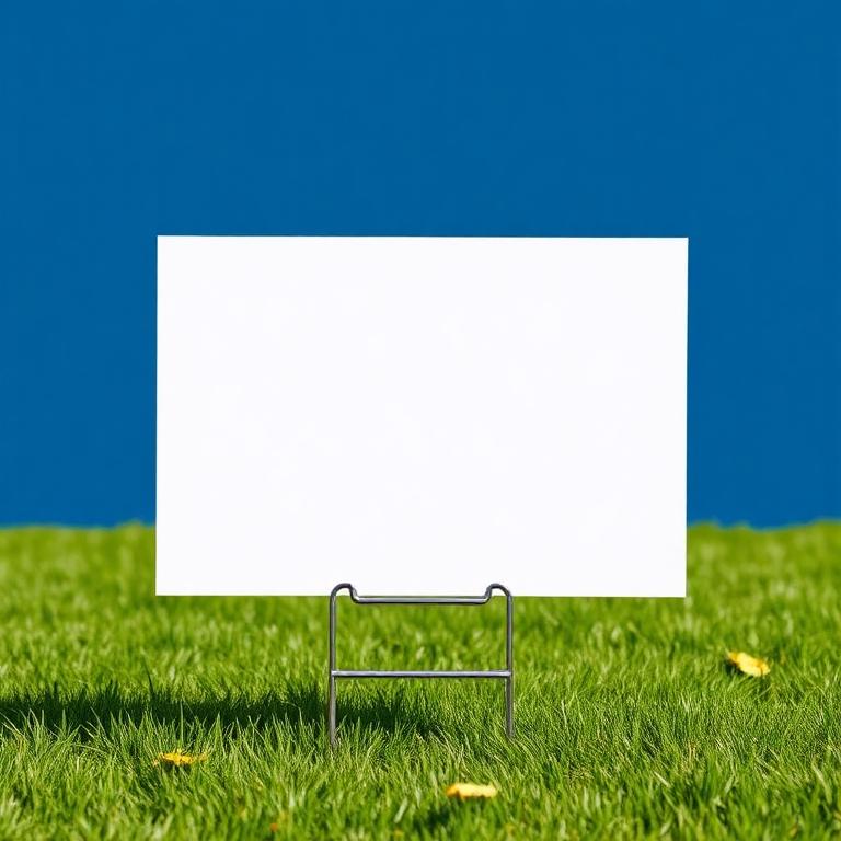 Yard Signs printing example